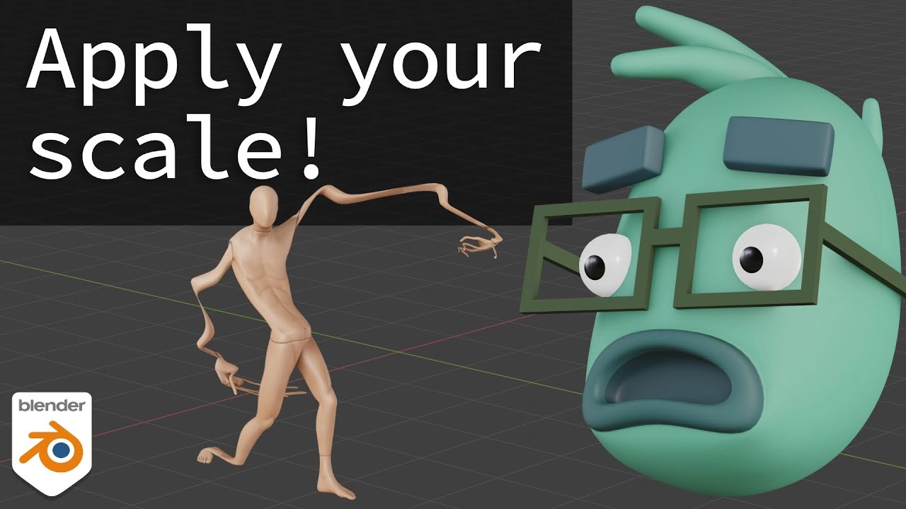 How to Apply Scale in Blender ?
